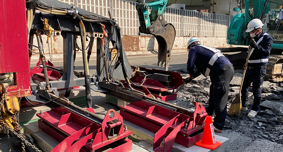 IH式舗装撤去について