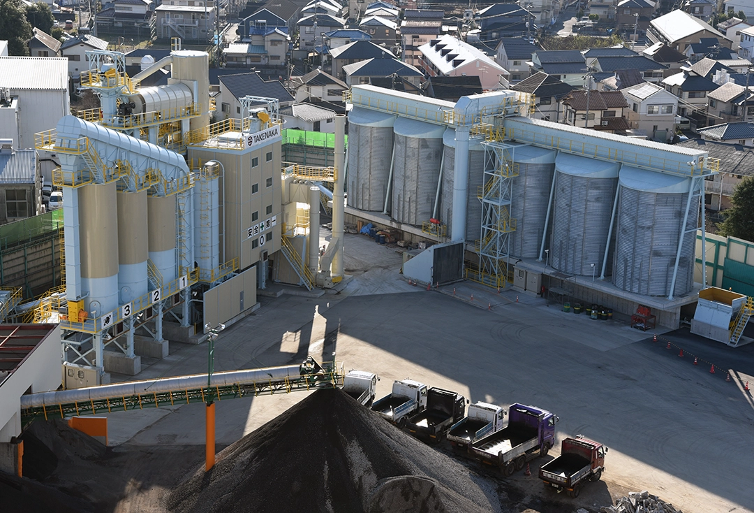 アスファルト合材工場における取り組み